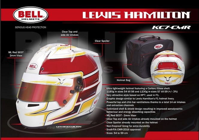 Bell Kc7 Cmr Lewis Hamilton