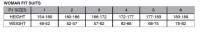 p1 size chart women