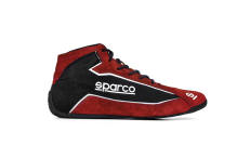 Sparco Slalom pelle tessuto rosso 